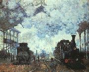 Claude Monet Arrival at St Lazare Station china oil painting artist